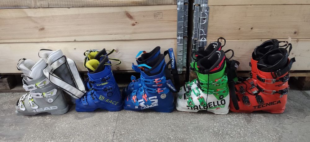 5x Pakiet butów narciarskich, buty narciarskie JR Race