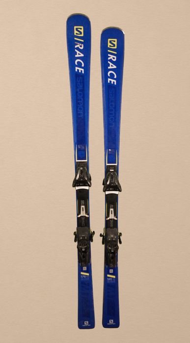 Narty 2x Salomon S/ Race MT, pakiet nart