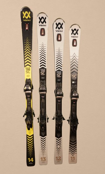 Narty 4x Volkl Racetiger SC Carbon/ Racetiger SC, pakiet nart