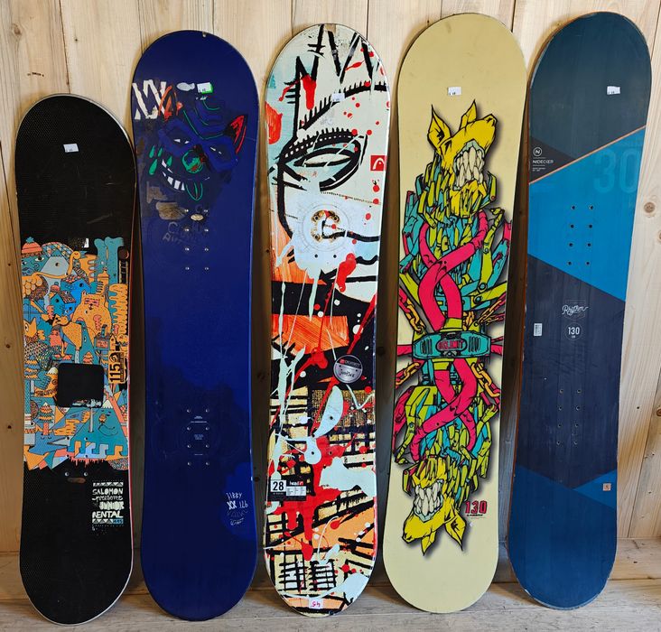 3x Deski snowboardowe JR, pakiet snowboardowy - Image 2