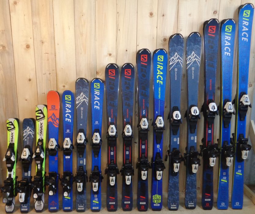 16x Narty Salomon Junior, pakiet nart