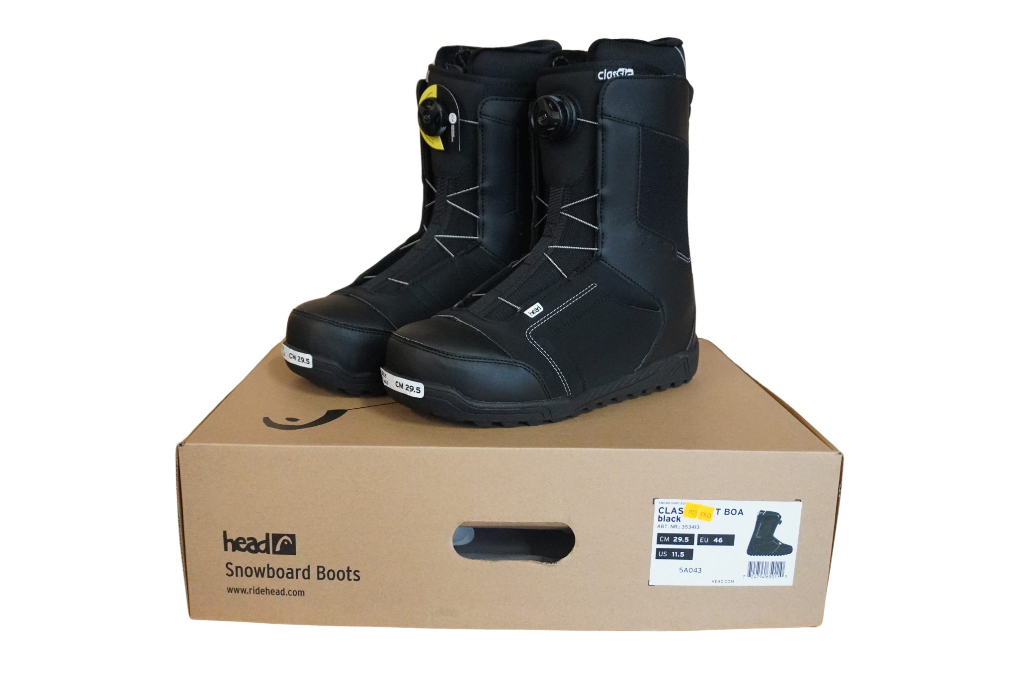 NOWE Buty Snowboardowe HEAD LEGACY BOA – rozmiar 46, czarne