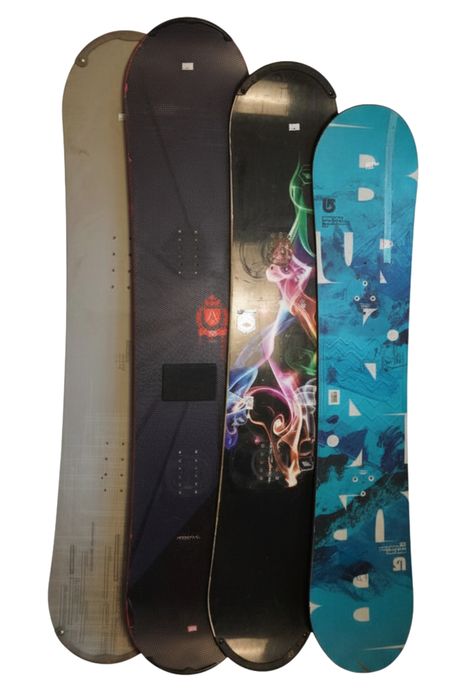 3x Deski snowboardowe różne modele, pakiet snowboardowy