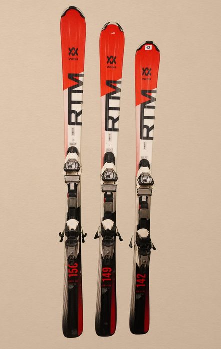 Narty 3x Volkl RTM 7.4, pakiet nart